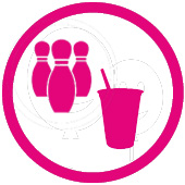 Chips en Slush tijdens bowlen